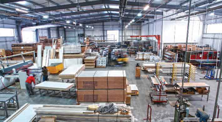 We manufacture all our own moving, folding and glass partitions from our factory in the UK.